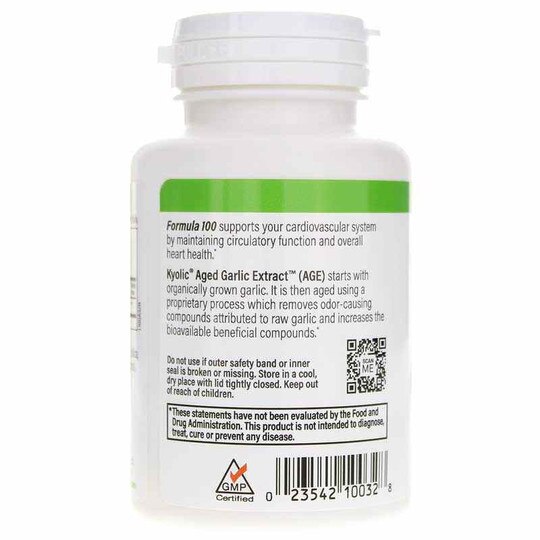 Kyolic Formula 100 Cardiovascular, KYO